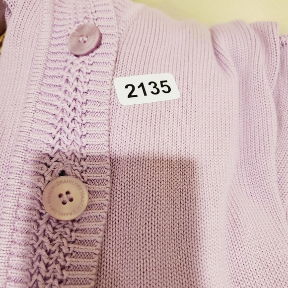 ISAAC MIZAHRI Live!  BUTTON DOWN CARDIGAN SIZE M - Picture 11 of 13